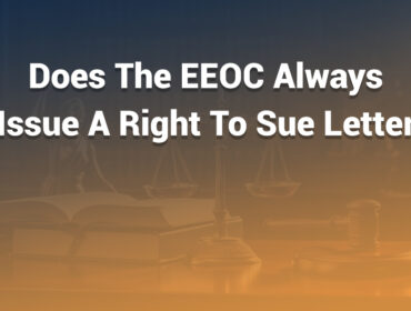 does the eeoc always issue a right to sue letter